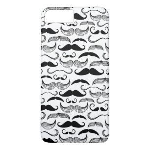 A Gentlemen's Club. Mustache pattern 2 iPhone 8 Plus/7 Plus Case