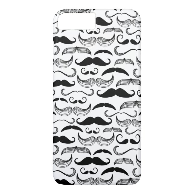 A Gentlemen's Club. Mustache pattern 2 Case-Mate iPhone Case (Back)