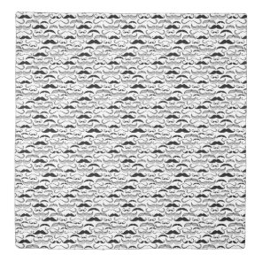 A Gentlemen's Club. Mustache pattern 2 Duvet Cover