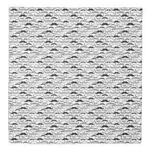A Gentlemen's Club. Mustache pattern 2 Duvet Cover