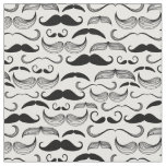 A Gentlemen's Club. Mustache pattern 2 Fabric