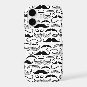 A Gentlemen's Club. Mustache pattern 2 iPhone 17 Case