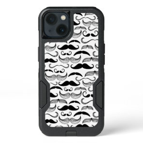 A Gentlemen's Club. Mustache pattern 2 iPhone 13 Case