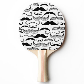 A Gentlemen's Club. Mustache pattern 2 Ping-Pong Paddle
