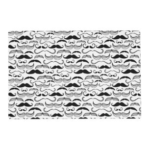 A Gentlemen's Club. Mustache pattern 2 Placemat