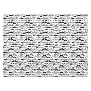 A Gentlemen's Club. Mustache pattern 2 Tablecloth