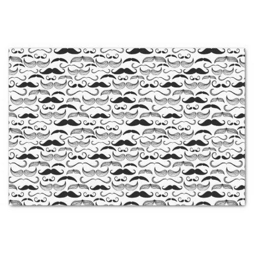 A Gentlemens Club Mustache pattern 2 Tissue Paper
