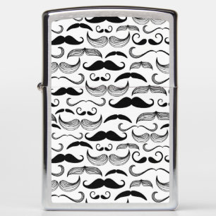 A Gentlemen's Club. Mustache pattern 2 Zippo Lighter