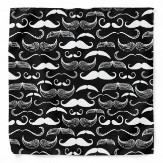 A Gentlemen's Club. Mustache pattern Bandana