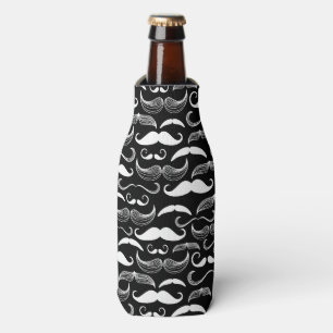 A Gentlemen's Club. Mustache pattern Bottle Cooler
