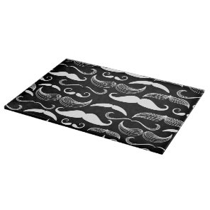 A Gentlemen's Club. Mustache pattern Cutting Board