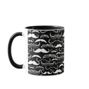 A Gentlemen's Club. Mustache pattern Mug