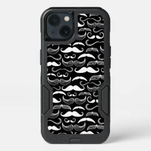 A Gentlemen's Club. Mustache pattern iPhone 13 Case