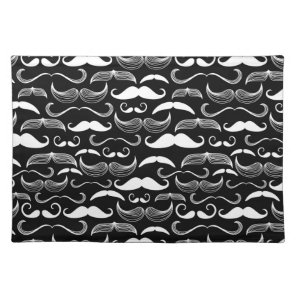 A Gentlemen's Club. Mustache pattern Placemat