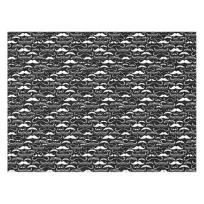 A Gentlemen's Club. Mustache pattern Tablecloth