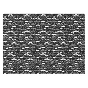 A Gentlemen's Club. Mustache pattern Tablecloth
