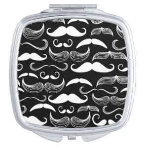 A Gentlemen's Club. Mustache pattern Vanity Mirror
