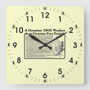 A Genuine 1900 Washer Wall Clock