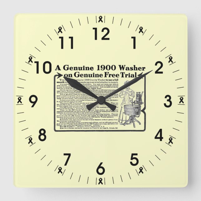 A Genuine 1900 Washer Wall Clock (Front)