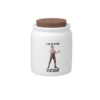 A Genuine Overly Manly Man Candy Jar