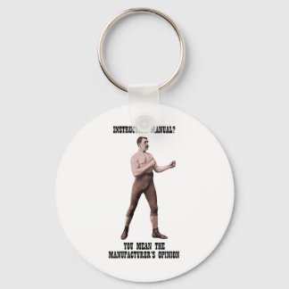 A Genuine Overly Manly Man Keychain