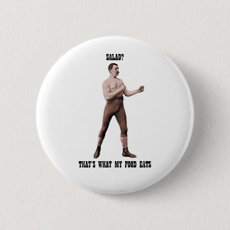 A Genuine Overly Manly Man Pinback Button