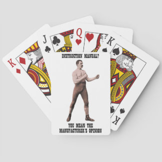 A Genuine Overly Manly Man Poker Cards