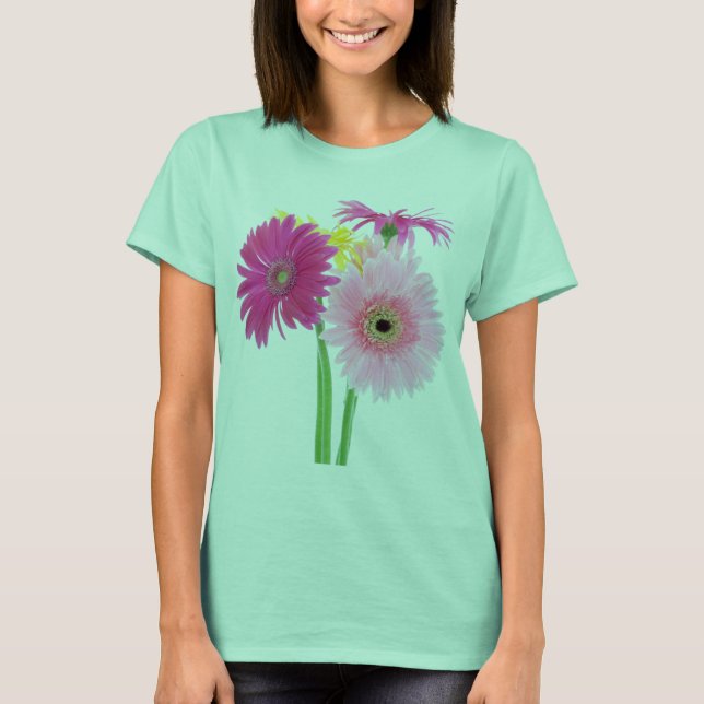 A Gerbera Daisy Pink T-Shirt (Front)