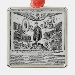A German broadsheet depicting Adolphus Champion Metal Ornament