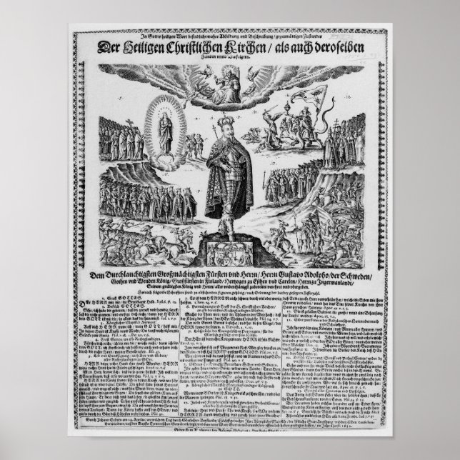 A German broadsheet depicting Adolphus Champion Poster (Front)