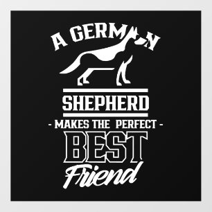 A German Shepherd Makes The Perfect Best Friend Floor Decals