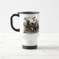 A German Shorthaired Pointer on point