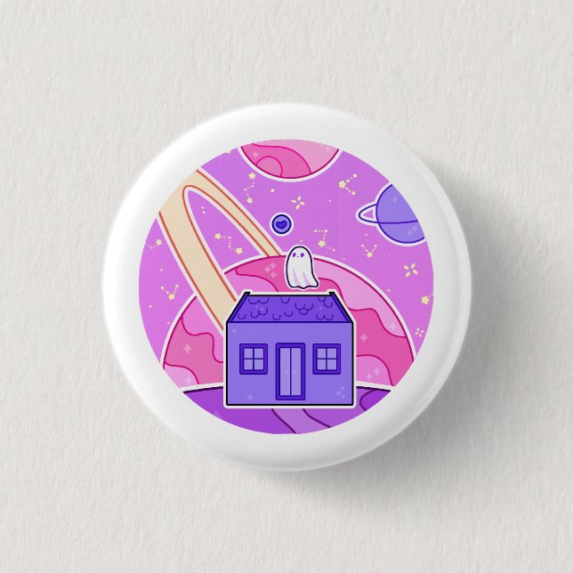 A ghost that lives on space button (Front)