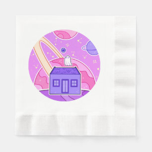 A ghost that lives on space napkins