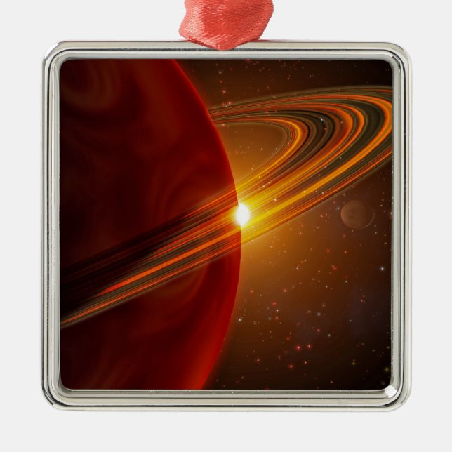 A giant planet orbiting the sun-like star 79 Ce Metal Ornament (Front)
