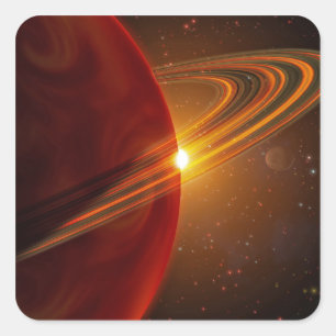 A giant planet orbiting the sun-like star 79 Ce Square Sticker