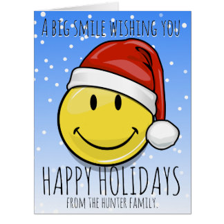 A Giant Smile For the Holidays Custom Cards