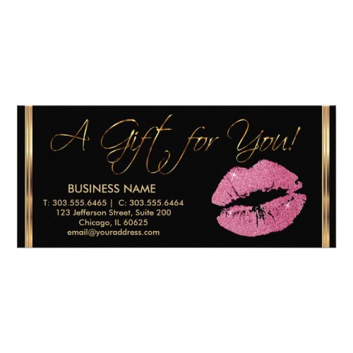 A Gift Certificate Pretty Pink Lipstick