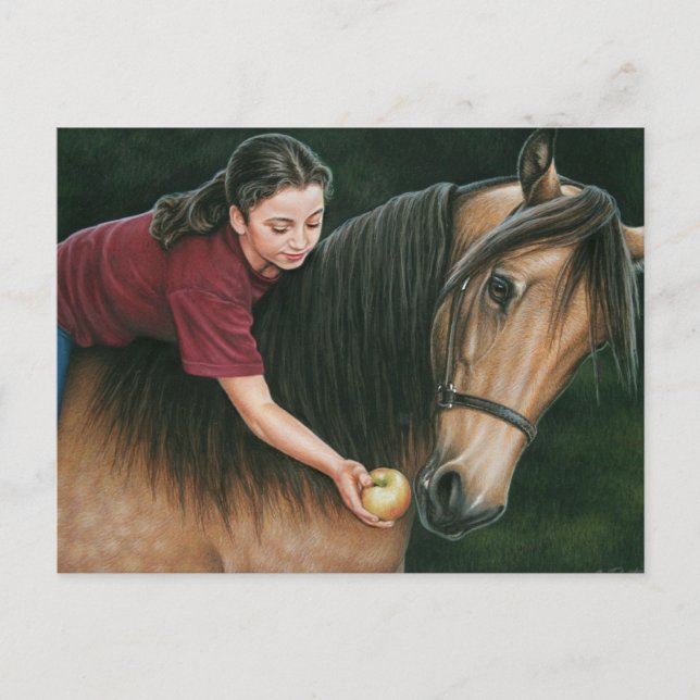 A Gift for Sunny Morgan Horse Art Postcard (Front)