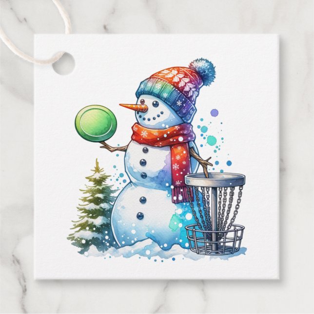 A Gift for You  | Disc Golf Favor Tags (Front)