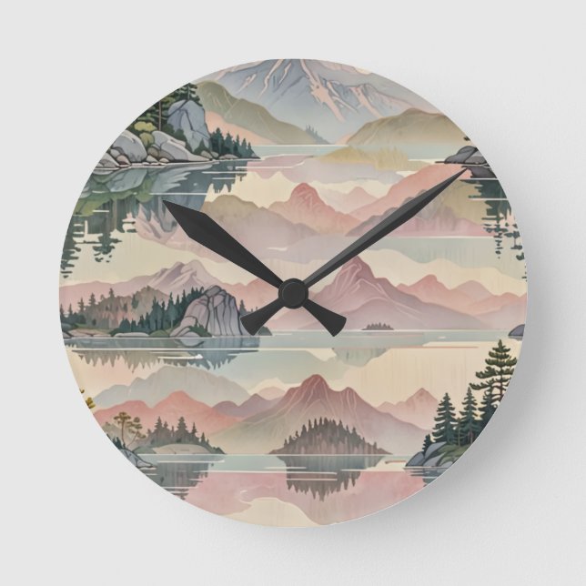 A gift full of sincerity,Pillow Round Clock (Front)