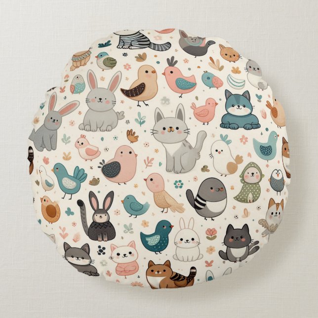 A gift full of sincerity,Pillow Round Pillow (Front)