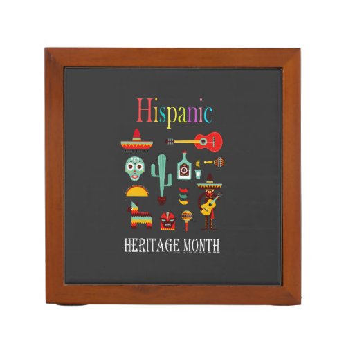 A gift idea to celebrate National Hispanic Heritag Desk Organizer