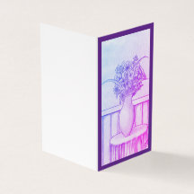 A Gift of Flowers - puple