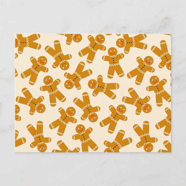 A Gingerbread Cookie Postcard (Front)