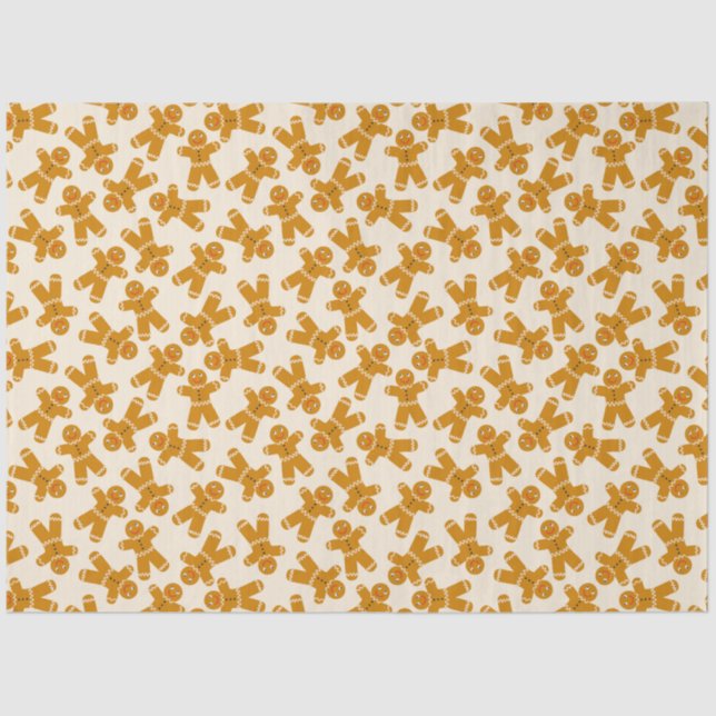 A Gingerbread Cookie Tissue Paper (Front)