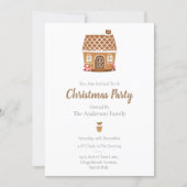 A Gingerbread House Christmas Invitation | Zazzle