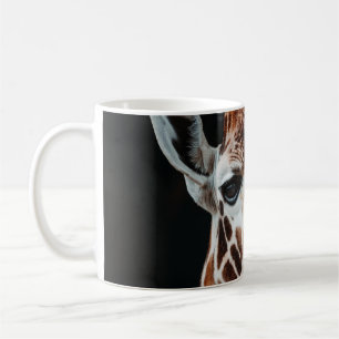 A GIRAFFE AT CALGARY ZOO POKING HIS TONGUE OUT COFFEE MUG