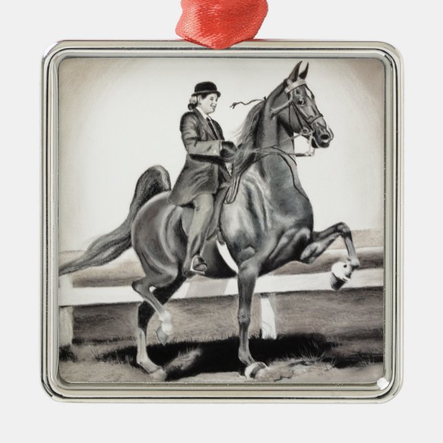 A Girl and A Dream by Linda Dalziel Metal Ornament (Front)