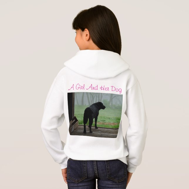 A Girl And Her Dog Hoodie (Back Full)
